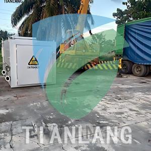 The TLFS-1000 industrial smokeless incinerator has been installed in Philippines 